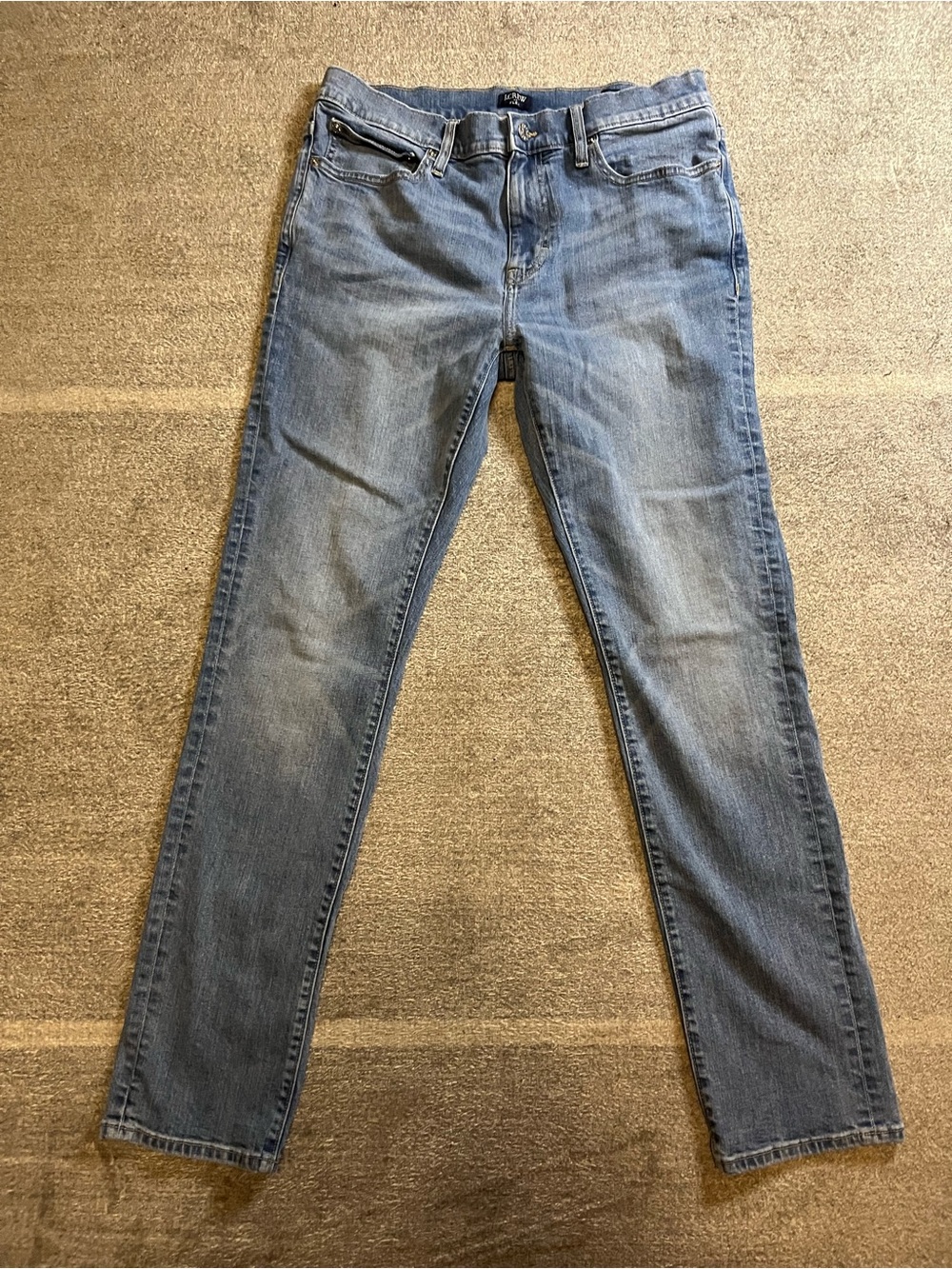 J. Crew Medium Wash Skinny Jeans Slim‎ Size 33x32 EUC preppy F1-97